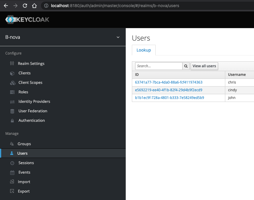 SSO mit Quarkus, Angular und Keycloak bnova