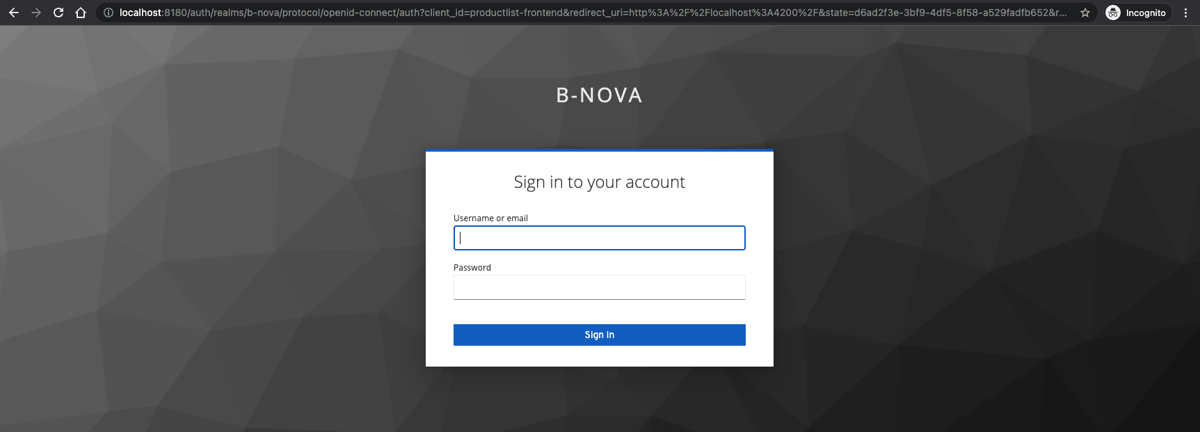 SSO mit Quarkus, Angular und Keycloak bnova